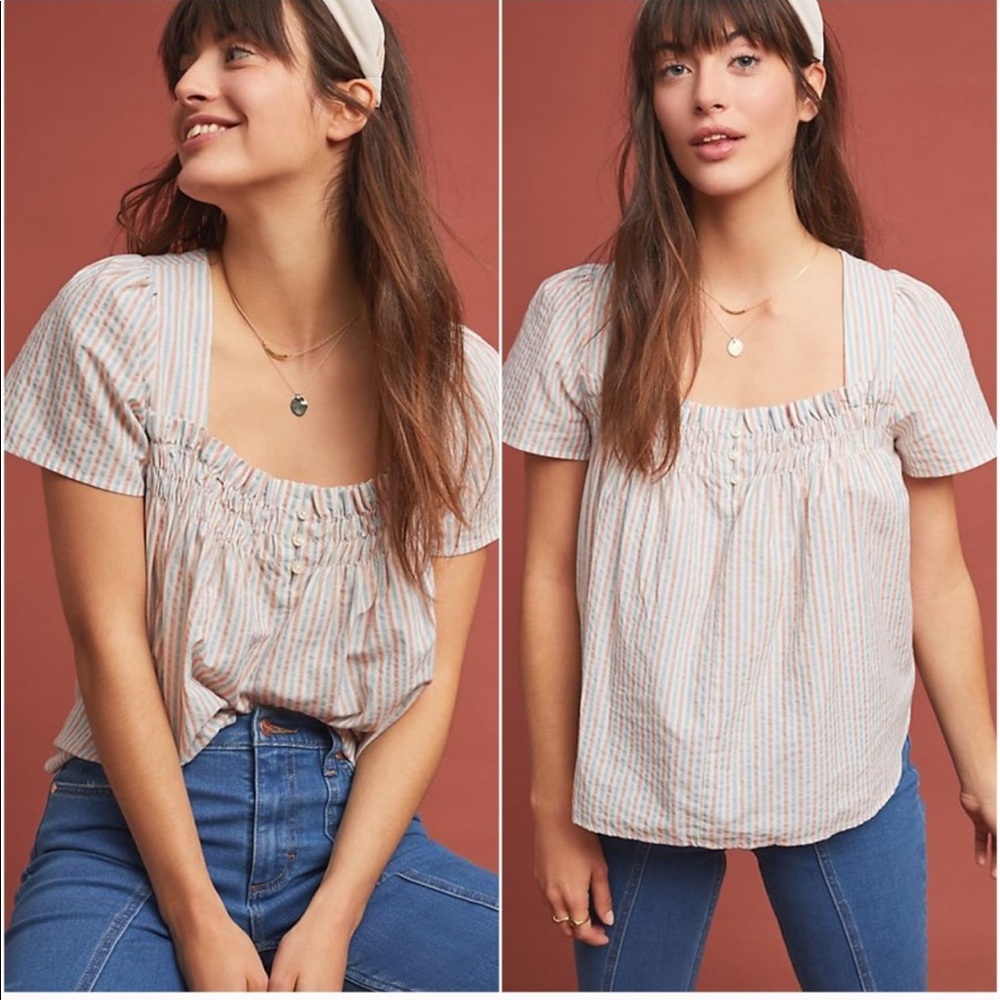 Anthropologie Striped Top